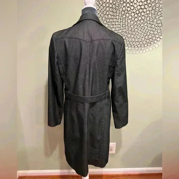 Express Stretch 3/4 length lined button up gray jacket - Size 11/12 - Picture 4 of 6